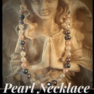 Multicolor Faux Pearl Necklace